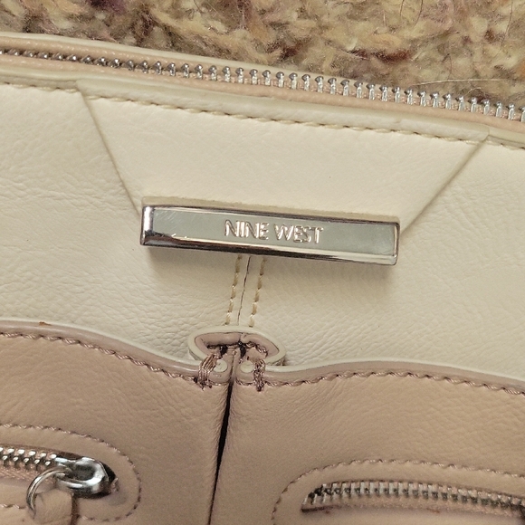 Nine West Beige and Cream Satchel - Picture 3 of 12